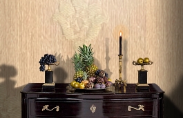 Обои M437-405 фото в интерьере гостиной превью