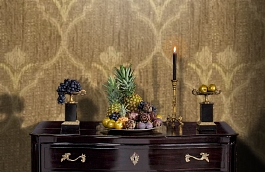 Обои M558-268 фото в интерьере гостиной превью