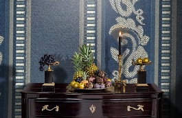 Обои M577-851 фото в интерьере гостиной превью