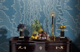 Обои M578-851 фото в интерьере гостиной превью