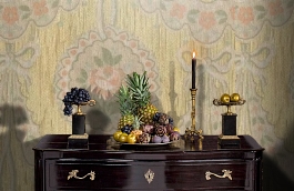 Обои M600-8122 фото в интерьере гостиной превью