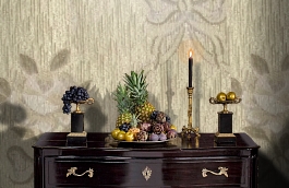 Обои M604-451 фото в интерьере гостиной превью