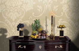 Обои M756-401 фото в интерьере гостиной превью