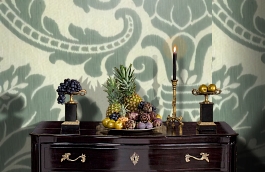 Обои M8400-7006 фото в интерьере гостиной превью