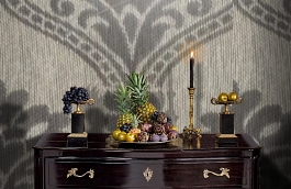 Обои M8402-7004 фото в интерьере гостиной превью