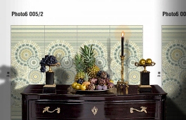 Обои Photo 6 005-2 фото в интерьере гостиной превью