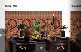 Обои Photo 6 010 фото в интерьере гостиной превью