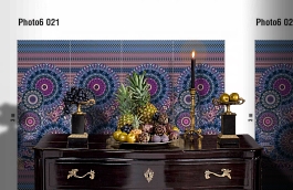 Обои Photo 6 021 фото в интерьере гостиной превью