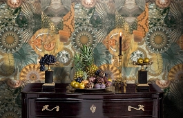 Обои Photo 7 005-1 фото в интерьере гостиной превью