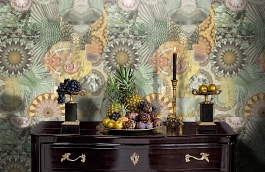 Обои Photo 7 005-2 фото в интерьере гостиной превью