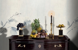 Обои 8136 фото в интерьере гостиной превью