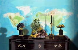 Обои 6100066 фото в интерьере гостиной превью