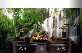 Обои MD904001 фото в интерьере гостиной превью