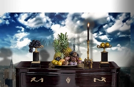 Обои MD904014 фото в интерьере гостиной превью