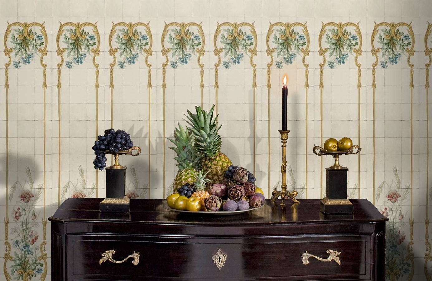 Обои E030201-8 фото в интерьере гостиной