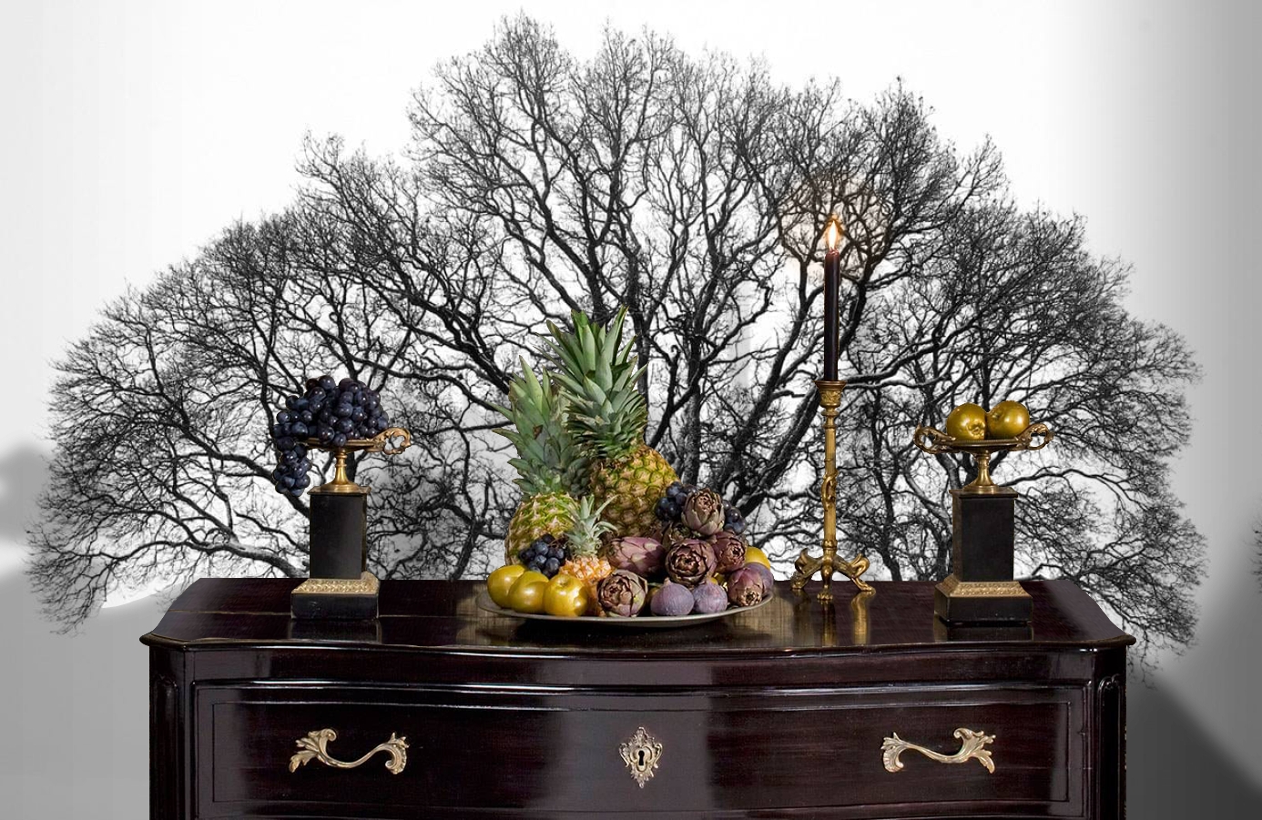 Обои P020501-8 фото в интерьере гостиной