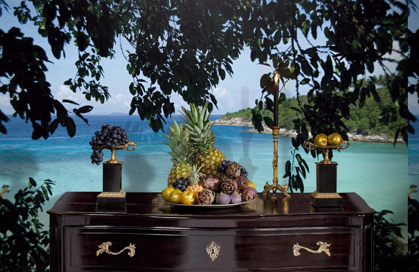 Обои P020601-8 фото в интерьере гостиной