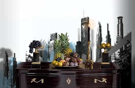 Обои P030701-8 фото в интерьере гостиной превью