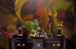 Обои P032501-8 фото в интерьере гостиной превью