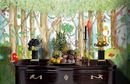 Обои P120101-8 фото в интерьере гостиной превью