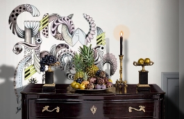 Обои P202401-8 фото в интерьере гостиной превью