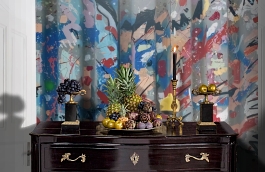 Обои P251001-8 фото в интерьере гостиной превью