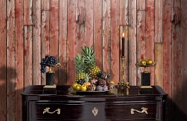 Обои 100372 фото в интерьере гостиной превью