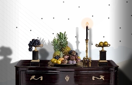 Обои 100464 фото в интерьере гостиной превью