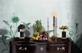 Обои 100471 фото в интерьере гостиной превью