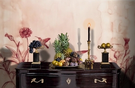 Обои 100488 фото в интерьере гостиной превью