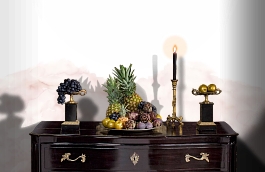 Обои 100563 фото в интерьере гостиной превью