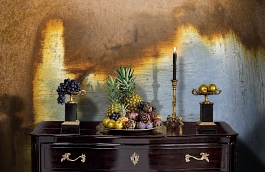 Обои 101089 фото в интерьере гостиной превью