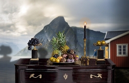 Обои 101119 фото в интерьере гостиной превью