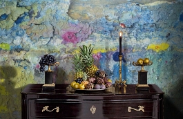 Обои 101126 фото в интерьере гостиной превью