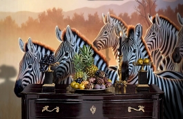 Обои 1449 lev5 809 фото в интерьере гостиной превью