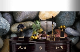 Обои 1575 lev6 809 фото в интерьере гостиной превью