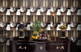 Обои JP30400М фото в интерьере гостиной превью