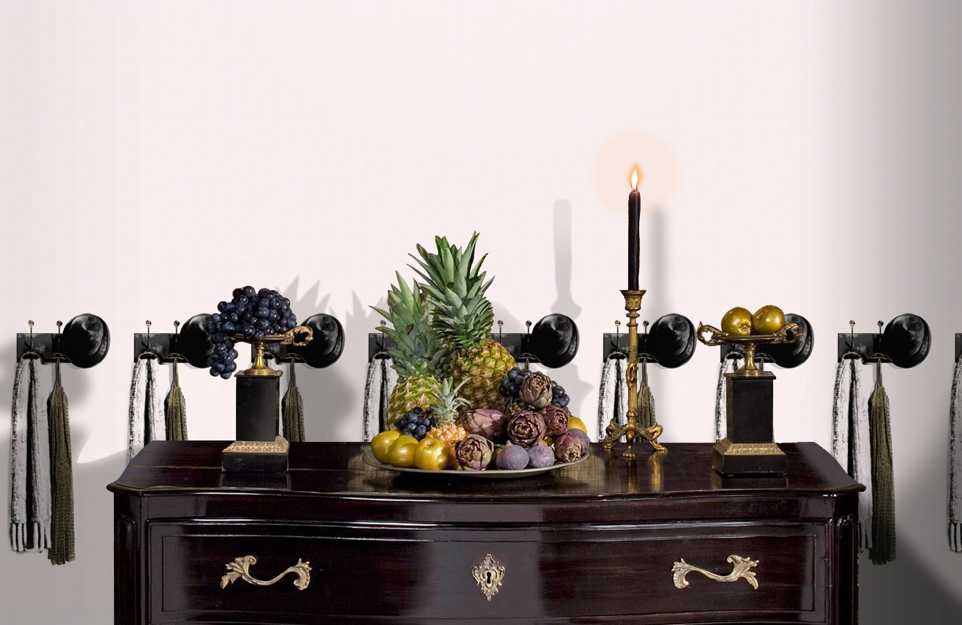 Обои DM227-1 фото в интерьере гостиной