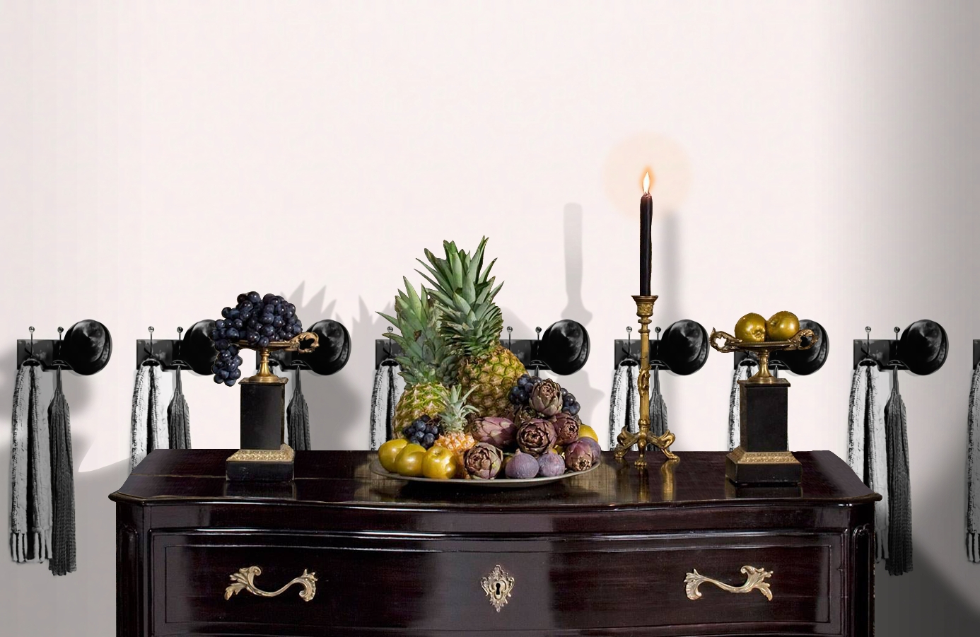 Обои DM227-2 фото в интерьере гостиной