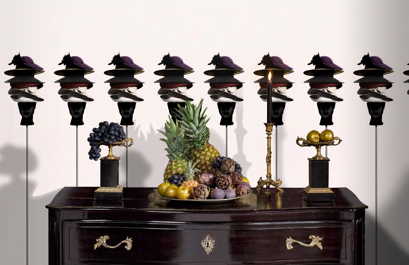 Обои DM230-1 фото в интерьере гостиной