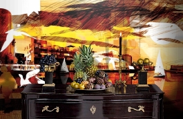 Обои P151301-0 фото в интерьере гостиной превью