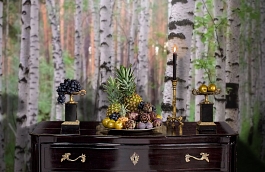 Обои 848359 фото в интерьере гостиной превью