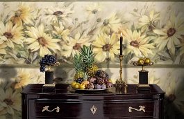 Обои CBB2231 фото в интерьере гостиной превью