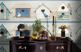 Обои CBB2241 фото в интерьере гостиной превью