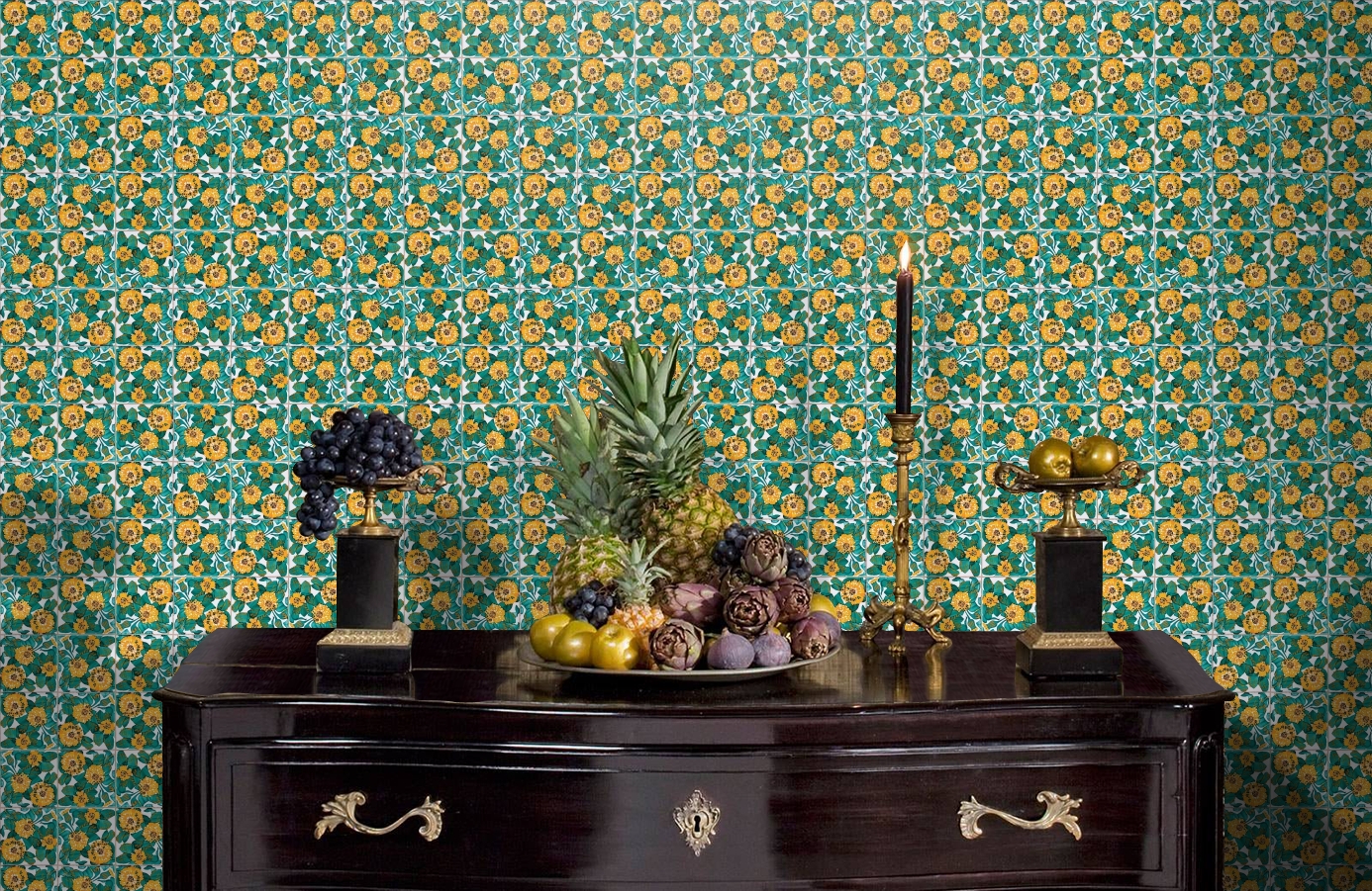 Обои 3000022 фото в интерьере гостиной