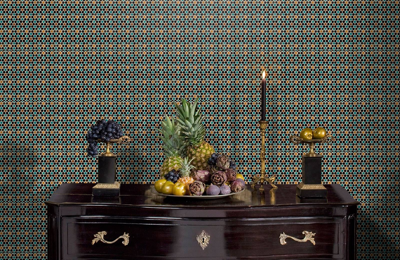 Обои 3000034 фото в интерьере гостиной