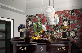 Обои 1603 lev6 810 фото в интерьере гостиной превью