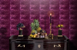 Обои 40067 BOURGOGNE фото в интерьере гостиной превью