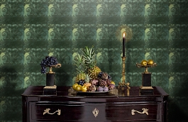 Обои 40067 VERT фото в интерьере гостиной превью