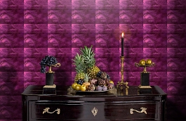 Обои 40068 BOURGOGNE фото в интерьере гостиной превью